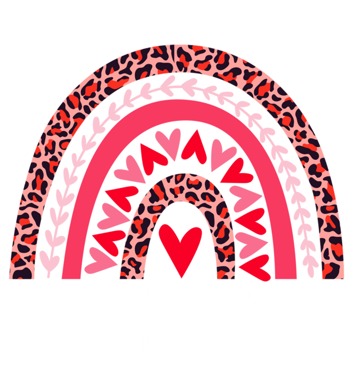 I Teach The Sweetest Hearts Teacher Rainbow Valentines Day Funny Gift Softstyle Adult Sport Polo