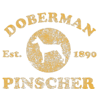 Vintage Doberman Pinscher Est. 1890 Doberman Dog Gift Baby Bodysuit