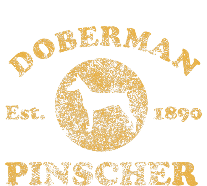 Vintage Doberman Pinscher Est. 1890 Doberman Dog Gift Baby Bodysuit