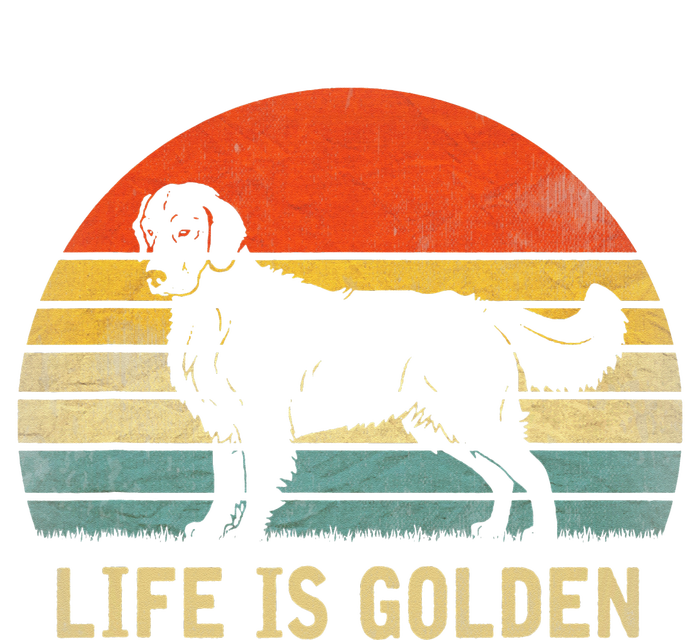 Vintage Golden Retriever Dog Life Is Golden Mesh Reversible Basketball Jersey Tank