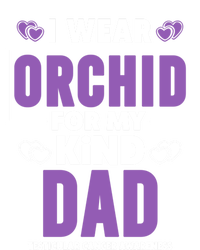 I Wear Orchid For My Dad Gift Testicular Cancer Awareness Gift Doggie Tank