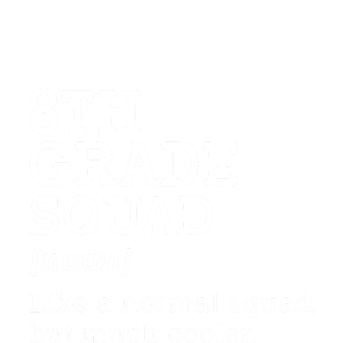 8th Grade Squad Back To School Gift Teacher Eighth Grade Team Gift Snapback Five-Panel Rope Hat