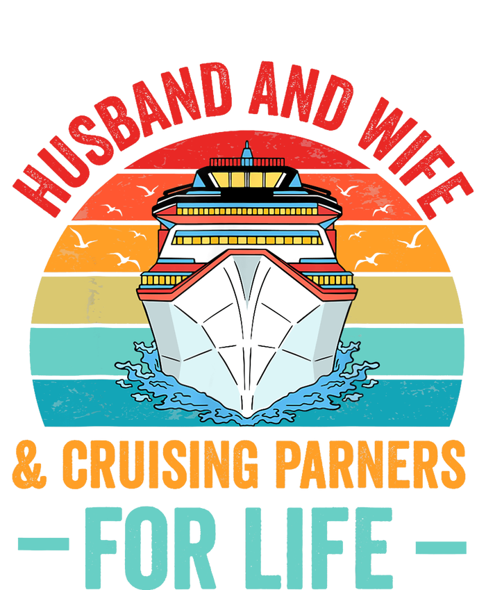 Husband and Wife Cruise Partners For Life Cruising Funny T-Shirt