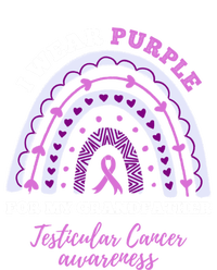 I Wear Purple For My Grandfather Testicular Cancer Awareness Gift T-Shirt