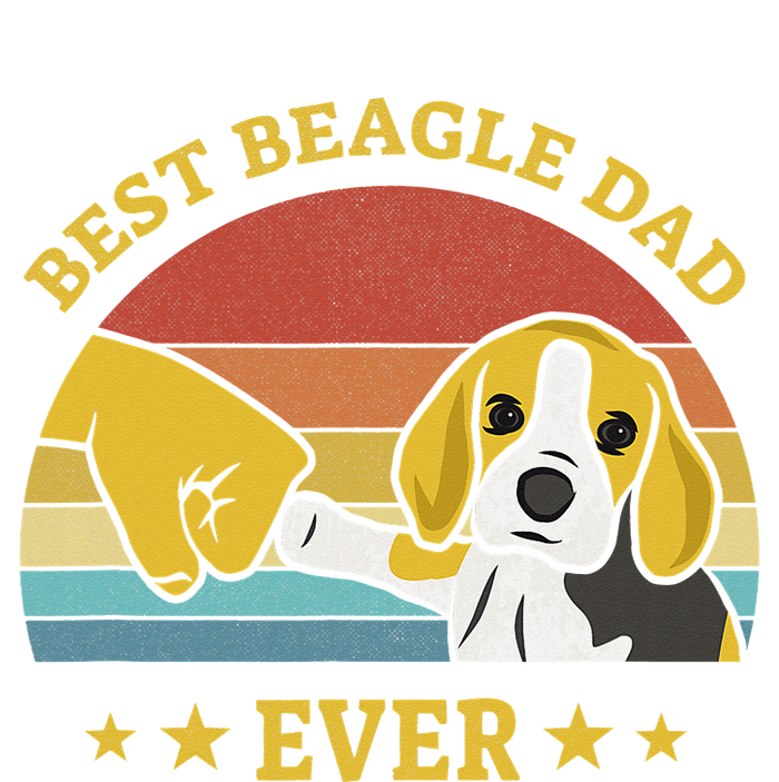 Best Beagle Dad Ever Proud Vintage Beagle Gifts Puppy Lover Zip Tote Bag