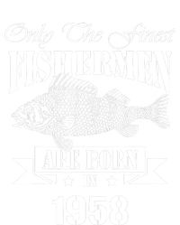 Only The Finest Fisher Are Born In 1958 Fishing Birthday Kids Sweatshirt