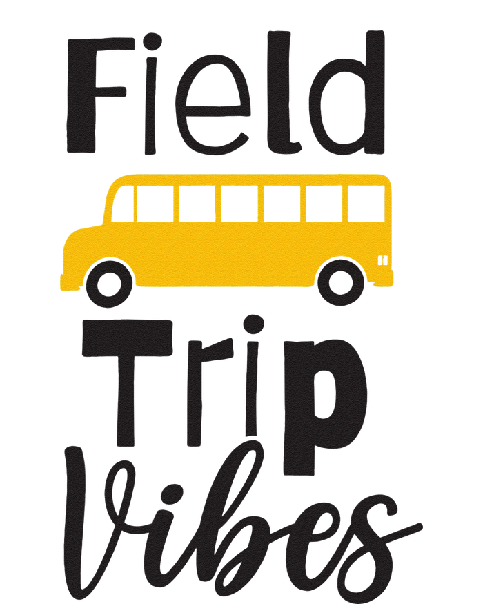 Field Trip Vibes School bus Last Day of School Trip T-Shirt