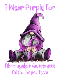 I Wear Purple Gnomes Ribbon Fibromyalgia Awareness Gift Toddler Sweatshirt