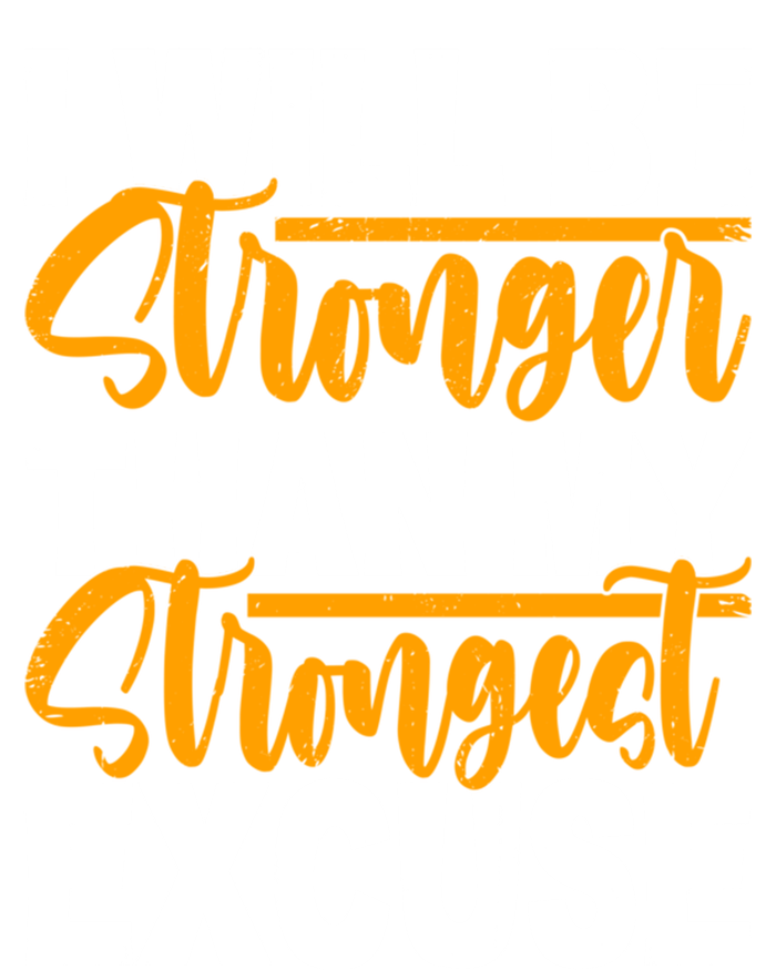 I Will Be Stronger Than My Strongest Excuse Growth Mindset Gift Striped Beanie with Solid Band