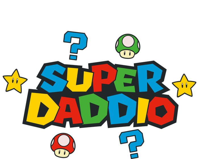 Super Daddio Dad Video Gamer Hoodie