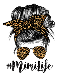 Mimi Life Hair Bandana Glasses Leopard Print Mothers Day Cute Gift T-Shirt