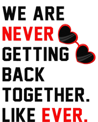 We Are Never Getting Back Together Like Ever Red Glasses Youth Performance Sprint T-Shirt