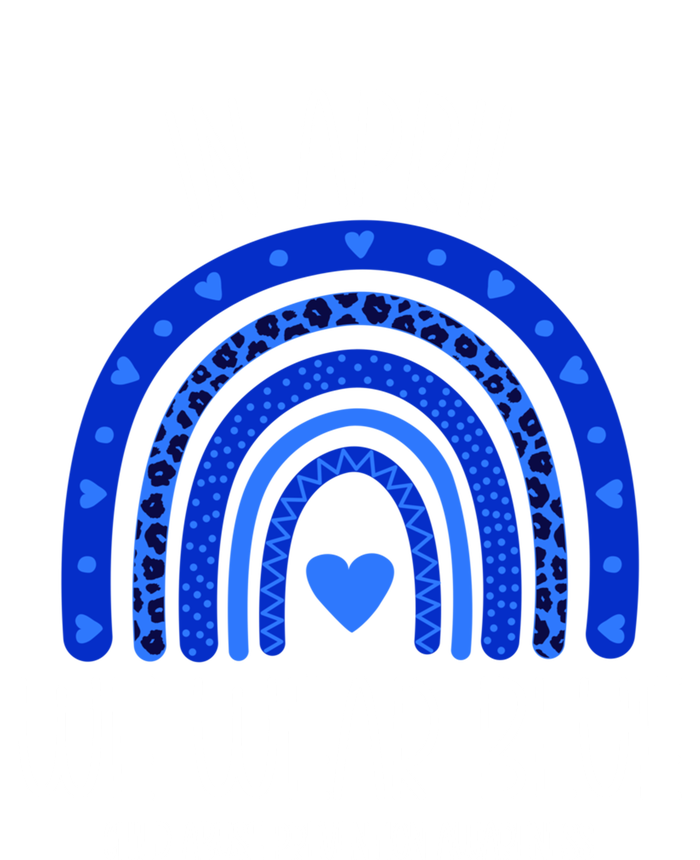 In April We Wear Blue Rainbow Abuse Awareness Month Meaningful Gift Toddler Long Sleeve Shirt