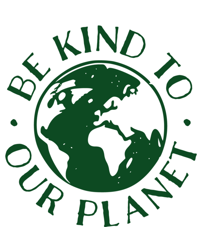 Be Kind To Our Planet Gift Full-Length Apron With Pockets