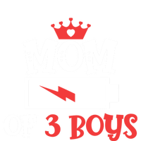 Mom Of 3 Mothers Day Cool Gift Toddler Sweatshirt