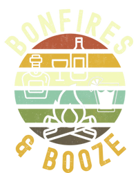 Bonfires And Booze Retro Trendy Casual Graphic Fall Gift 16 in Basic Backpack