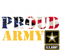 Im A Proud Army Aunt American Flag Military Gift Veteran Gift Women's T-Shirt