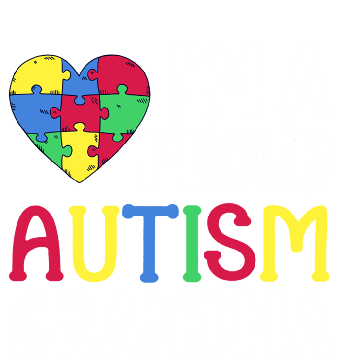 Im A Proud Autism Grandma Awareness Gift Mesh Reversible Basketball Jersey Tank