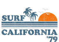 Vintage Surf California Beach Retro Sunset Surf 70's Gift Women's Pullover Hoodie