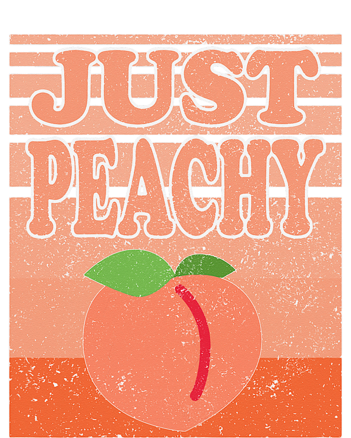 Vintage Just Peachy Southern Retro Summer Georgia T-Shirt