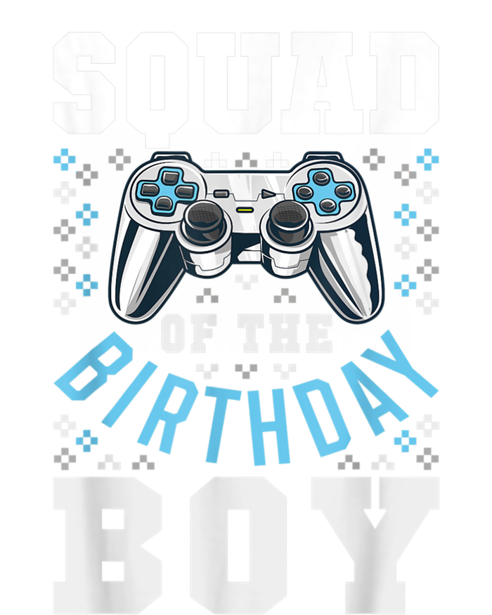 Squad Of The Birthday Boy Matching Video Gamer Birthday Pom Pom 12in Knit Beanie