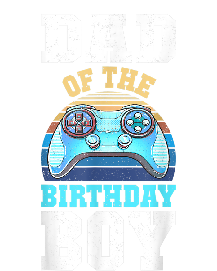 Men Dad Of The Birthday Boy Matching Video Gamer Birthday Party T-Shirt