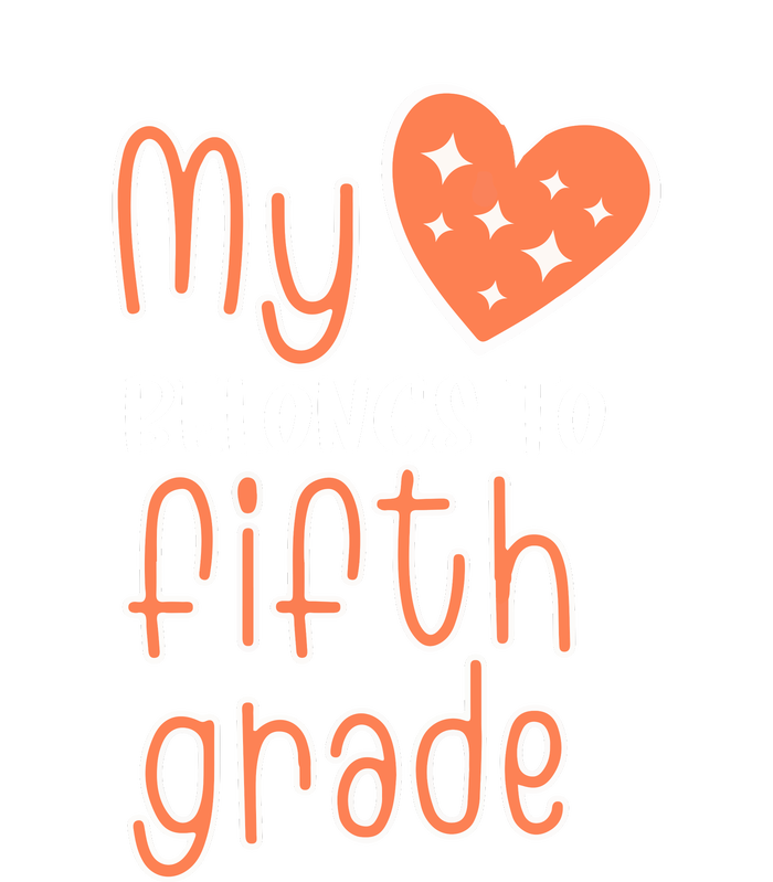 5th Grade My Belongs To Fifth Grade Teacher Back To School Teacher Gift Women's T-Shirt