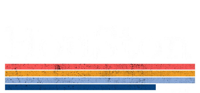 Retro Vintage 80s Style Houston Texas Logo T-Shirt