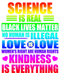 Science Is Real Black Lives Matter No Human Is Illegal Love Is Love Softstyle Adult Sport Polo