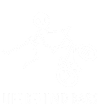 Life Behind Bars Bike Skeleton Bmx Biker Bicycle Rider Gift Tie-Dye T-Shirt