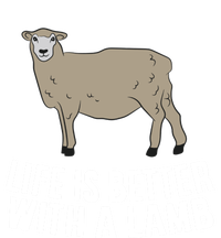 Life Is Better With A Lamb Cute Lamb Farmer Gift Sustainable Knit Beanie