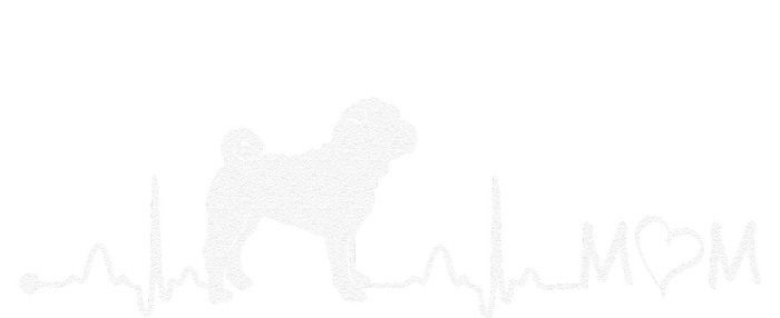 Heartbeat EKG Chinese SharPei Dog Mom Gift T-Shirt