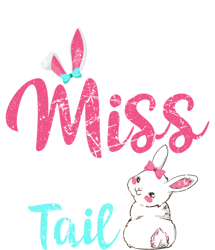 Little Miss Cotton Tail Cute Easter Bunny Vintage Easter Cute Gift T-Shirt