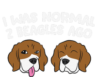 I Was Normal 2 Beagles Ago Funny Beagle Puppies Beagle Dog T-Shirt