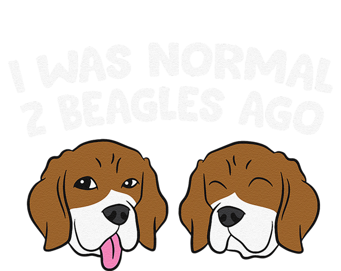 I Was Normal 2 Beagles Ago Funny Beagle Puppies Beagle Dog T-Shirt