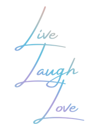 Live Laugh Love Funny Gift Bumper Sticker