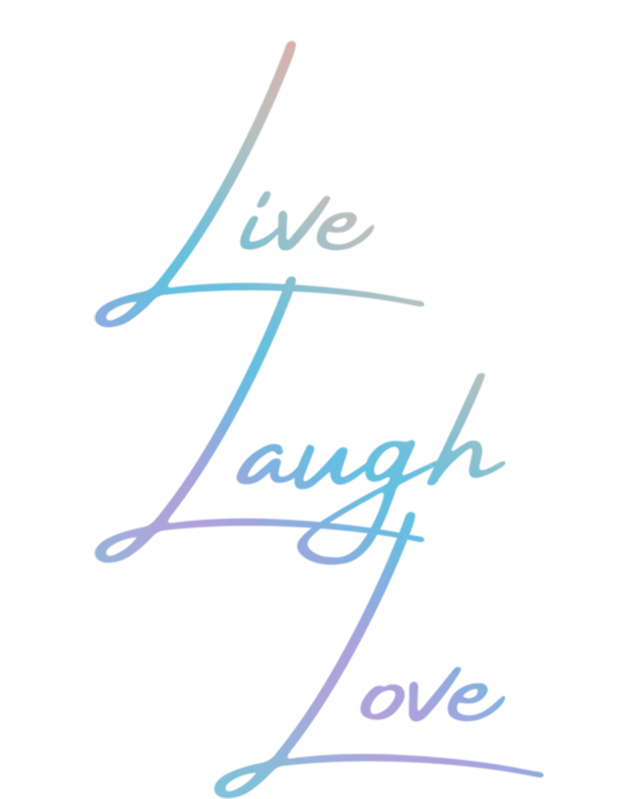 Live Laugh Love Funny Gift Bumper Sticker