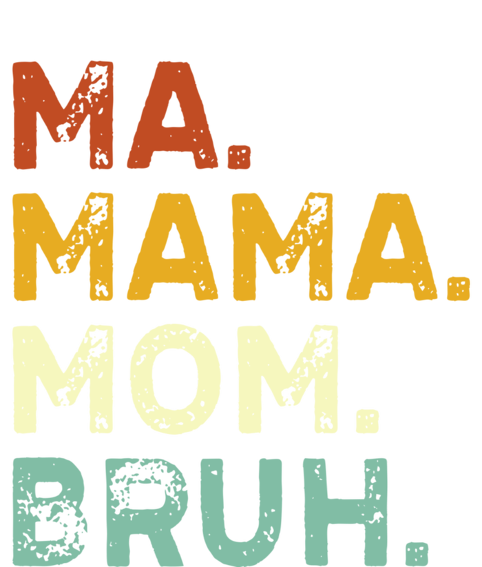 Ma Mama Mom Bruh Vintage Retro Women's Pullover Hoodie