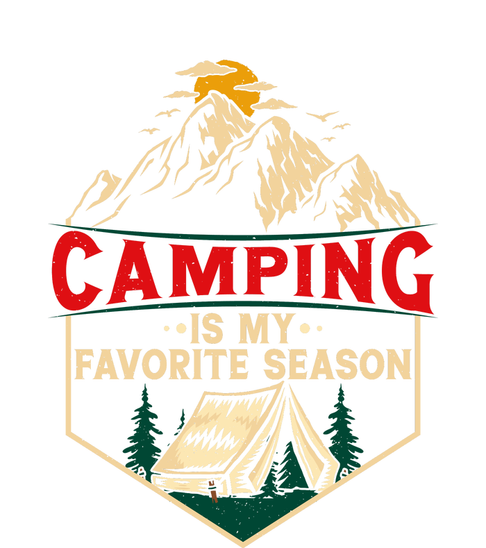 Retro Vintage Camping Is My Favorite Season Gift Ladies Essential Tank