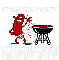 Its Not A Party Until The Wiener Comes Out Hot Dog BBQ Yupoong Adult 5-Panel Trucker Hat