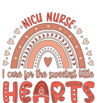 Nicu Nurse Valentine Rainbow Nicu Nursing Valentines Day Gift T-Shirt