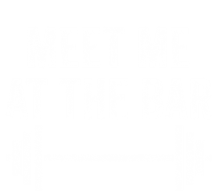 Meet Me At The Bar Gym Workout Training Funny Gift Women's V-Neck T-Shirt