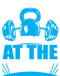 Meet Me At The Gym Barbell Workout Kettlebell Wod Great Gift Full-Length Apron With Pockets