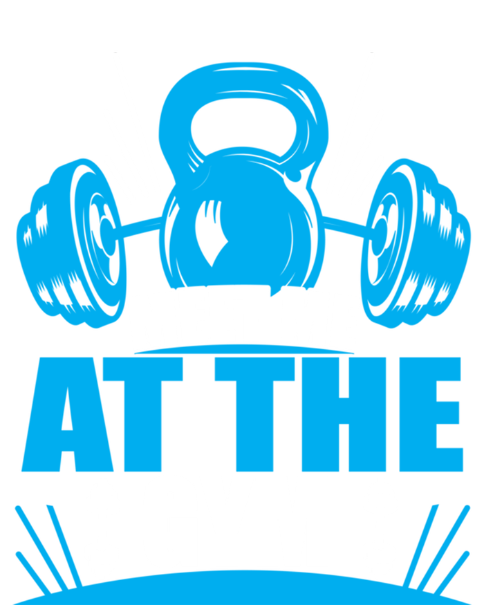 Meet Me At The Gym Barbell Workout Kettlebell Wod Great Gift Full-Length Apron With Pockets