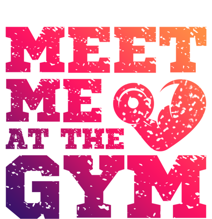 Meet Me At The Gym Funny Gym Quote Fitness Lovers Workout Gift Ceramic Bell Ornament