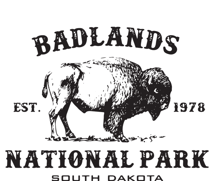 Badlands National Park South Dakota American Bison Souvenir Tall Long Sleeve T-Shirt