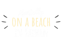 Mentally On A Beach In Taiwan Gift Cute Taiwanese Souvenir Gift Button