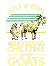 Cool Chicken Goat For Women Girl Chicken Farmer Goat Lovers Kids Long Sleeve Shirt