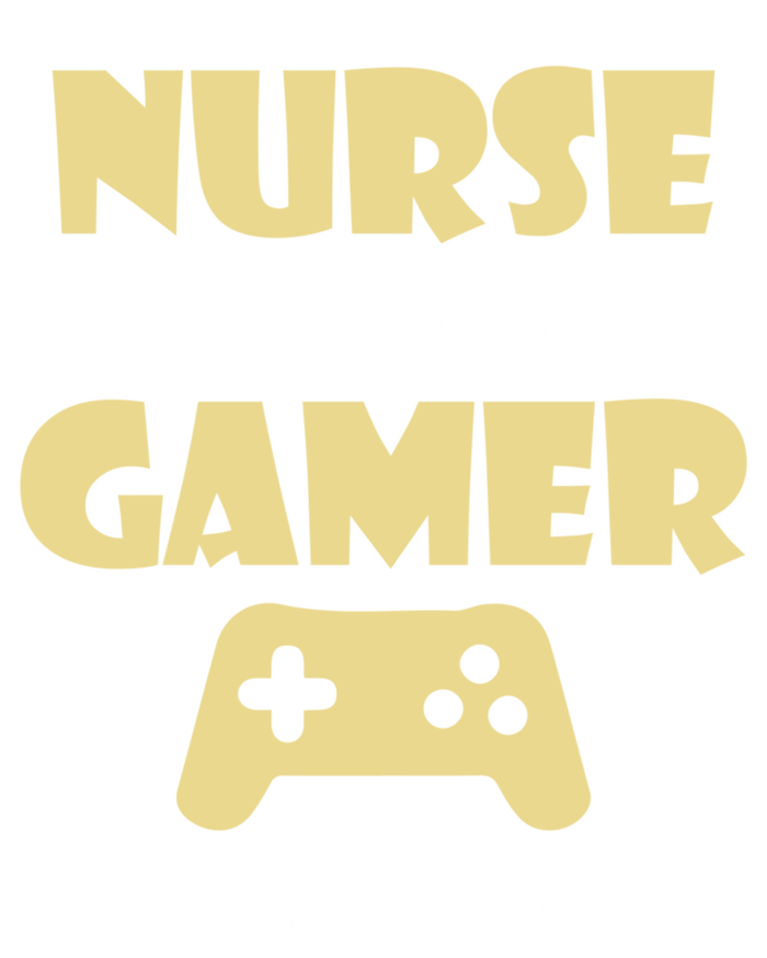 Nurse By Day Gamer By Night Funny Nursing Student Cool Gift Long Sleeve Shirt