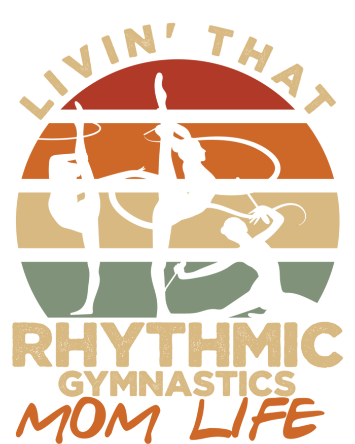 Livin That Rhythmic Gymnastics Mom Life Artistic Gymnast Cool Gift Softstyle Adult Sport Polo